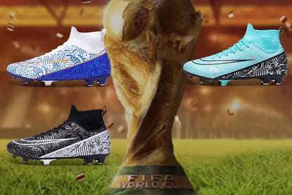 Hot-Selling Football Boots Men's Soccer Cleats TF/FG Wear-Resistant Training Shoes Outdoor Non-Slip Sneakers Size33-46