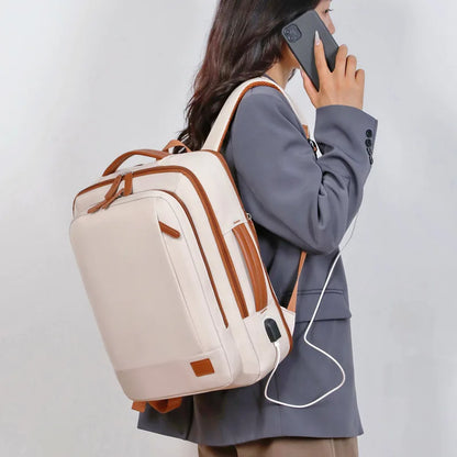 Business Backpack Multi-function Laptop Computer Pack Commuter Bag With USB Port College Student Bags Travel Daypack