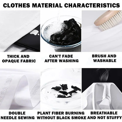 Simple Slogan Short-sleeved Printed Crew Neck T-shirt High-quality Fashion Top Casual Loose Super Large Size Street Wear Unisex