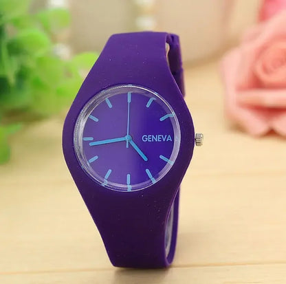 Women's Watches Famous Brand Quartz Watch Women Fashion Casual Sports Silicone Wristwatch Hot Kobiet Zegarka