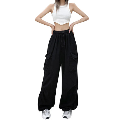 Girls' Harajuku Streetwear Fashion Straight-leg Pants