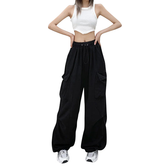 Girls' Harajuku Streetwear Fashion Straight-leg Pants