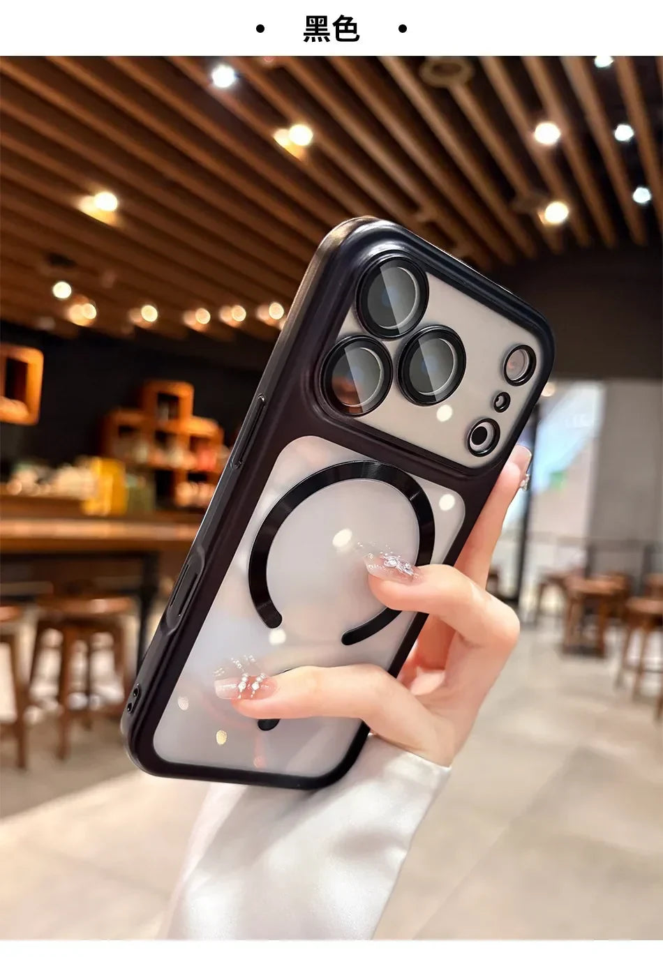 Plating Transparent For Magsafe Magnetic Case for IPhone 17 17Pro 17 Pro Max 17 Air Original Soft TPU Lens Protector Cover