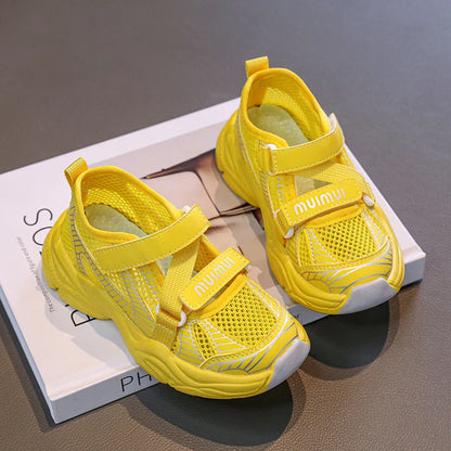 2025 Fashion Children's Sandals for Girls and Boys Soft Soles Anti slip Mesh Breathable Kids Sports Running Shoes