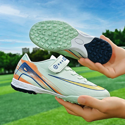 New Men Kids Soccer Shoes Cleats Ultralight Non-Slip Grass Adult Professional Football Boots Boys Training Shoes Drop Shipping