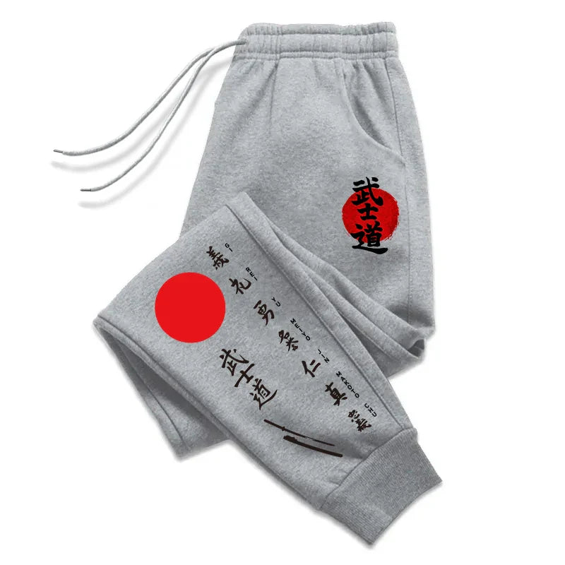 Printed Sweatpants All Season Male Daily Casual Sports Jogging Pants 2025 Japanese Harajuku Style Trousers Men's Clothes