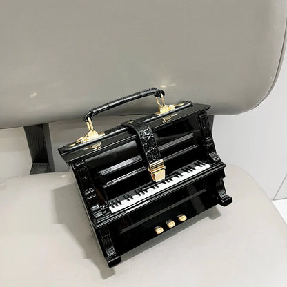 purses and handbags Luxury Designer crossbody shoulder bag For Women piano shape handmade bags Purse Messenger Bag banquet bag