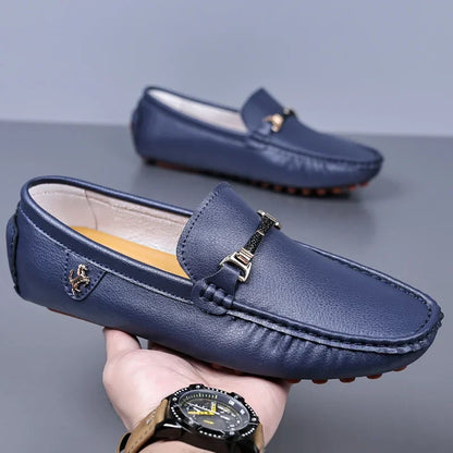 Men Loafers Shoes Formal Dress Shoes Business Casual Shoes for Men Wedding Party Office Shoes Soft PU Leather Loafers Men