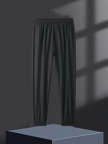 Men's Summer Casual Sports Pants Thin Tie-Up Jogging Pants Sweatpants Man Fishing Football Sport Gift Clothing Slacks Gym Jogger