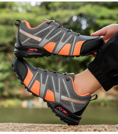 Sapatos de Caminhada Masculinos e Femininos Impermeáveis para Exteriores Tênis de Treino com Cadarço para Escalada Trekking Tênis de Montanha para Caminhada e Caça Tênis Táticos