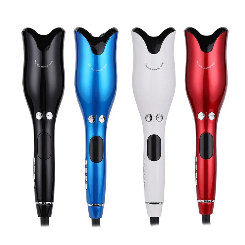 Rose-shaped Multi-Function LCD Curling Iron Professional Hair Curler Styling Tools Curlers auto rotating ceramic hair curler