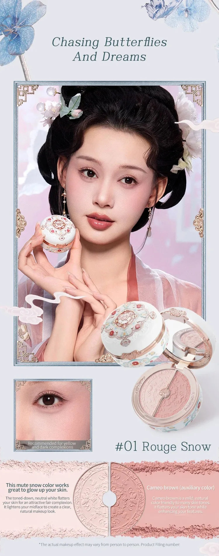 Makeup Set Box Full Swan Bear Garden Collection Embossed Blush Shine Lipstick Kit Foundation  All in Maquiagem Kit