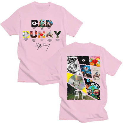 Bad Bunny Fashion 2025 New Cotton Tshirts Vintage Funny Frog Debí Tirar Más Fotos Tees Women Men Design Aesthetic Top Y2K Trends