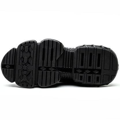 Men's Safety Shoes Air Cushion Protection Safety Boots Fashionable Casual Shoes Breathable Odor Protection Men's Work Shoes