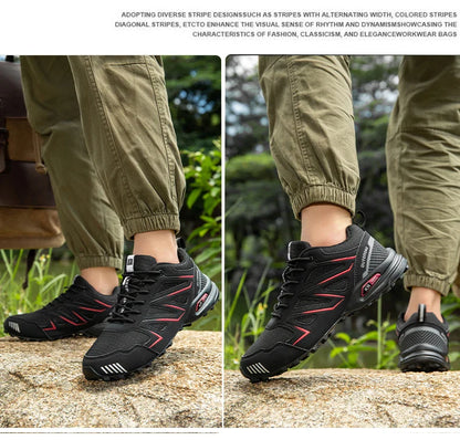 Waterproof Hiking Shoes Men‘s Outdoor Trekking Sneakers Mountain Climbing Camping Trainers Hunting Tactical Boots Bike Shoe Male