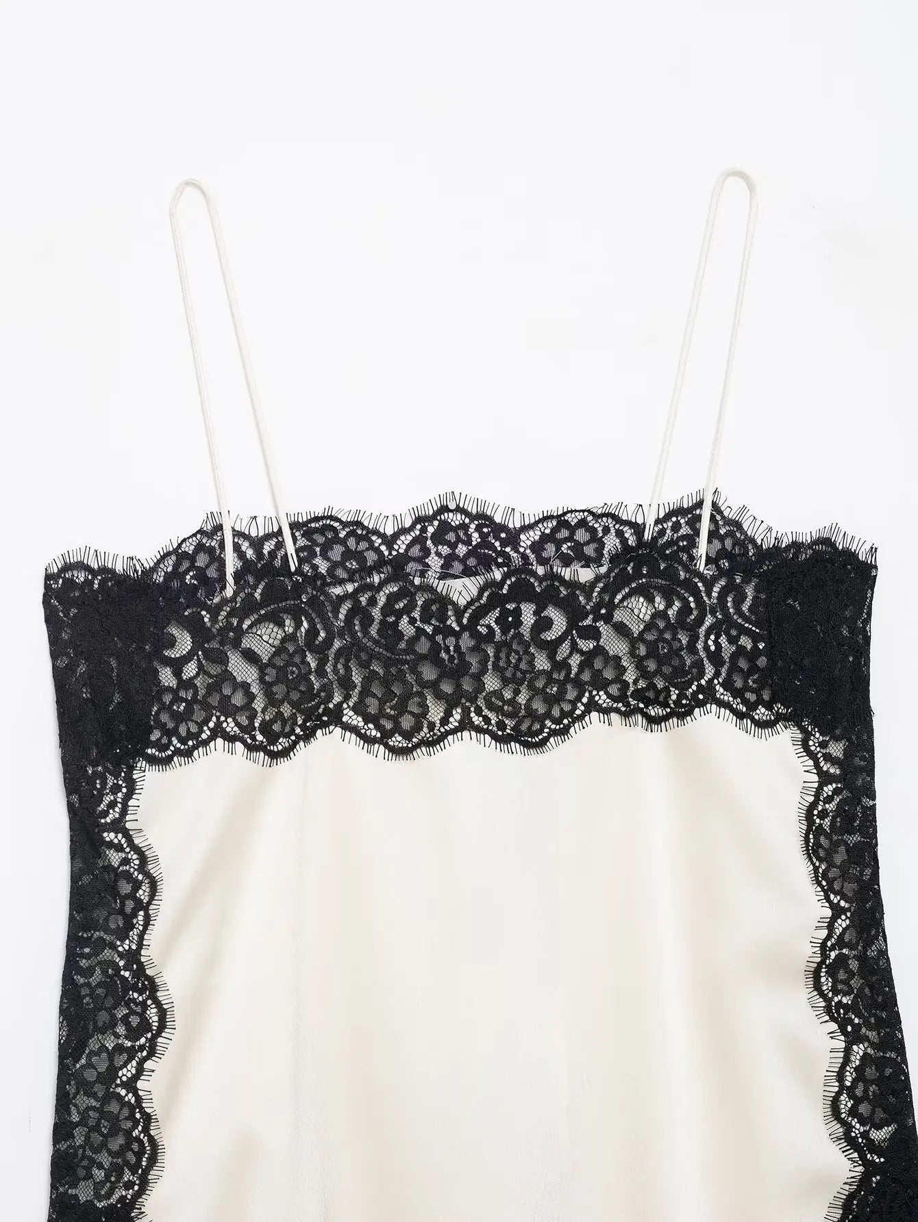 Elegant Sexy Lace Splice Satin Tops for Women Sleeveless Backless Beach Chic Tops Cropped Camisole Christmas Evening Party Tops