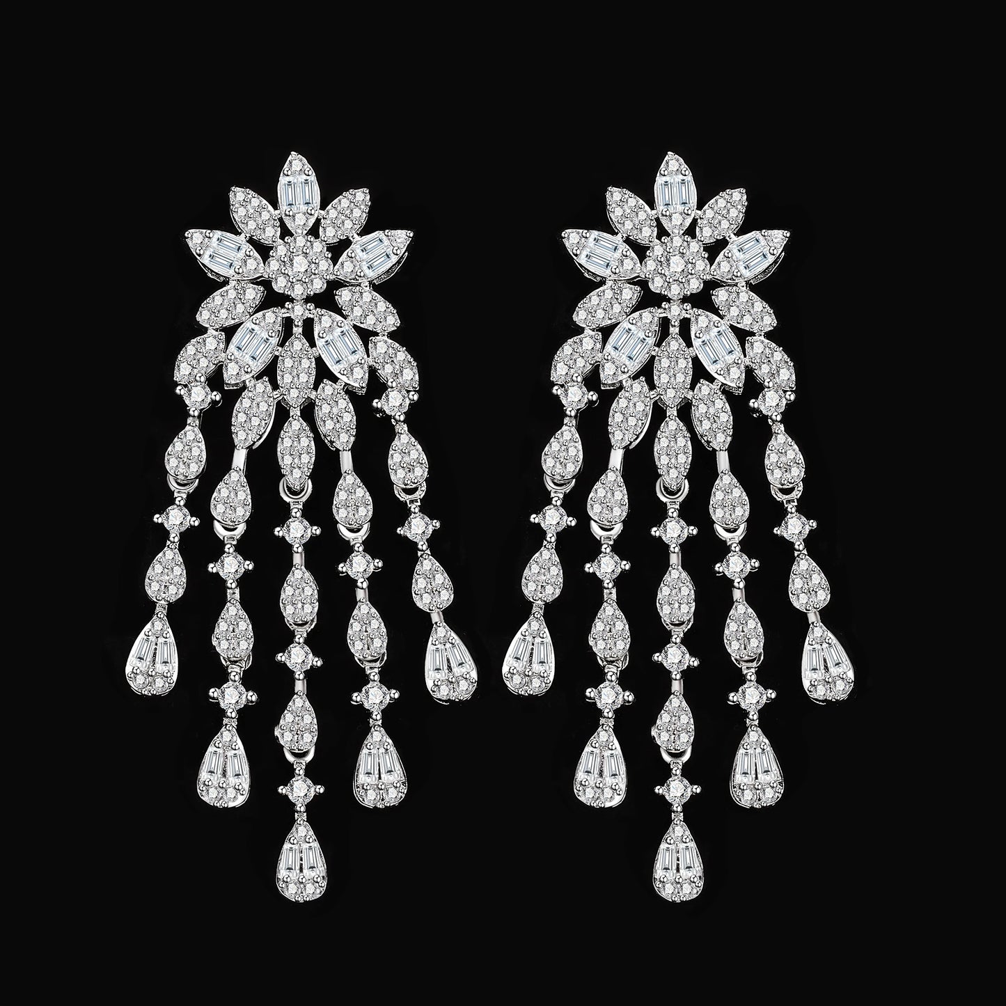 2024 Novo Conjunto de Joias de Casamento para Noiva 4 Peças Designer Desconto Feminino Moda Elegante Conjunto Feminino Joias de Pescoço de Casamento Noiva