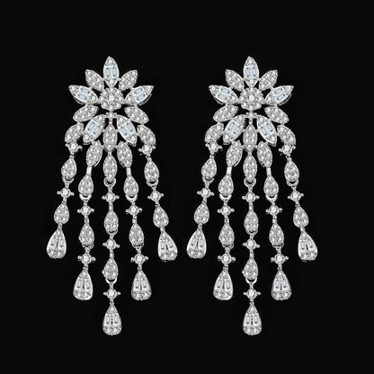 2024 Novo Conjunto de Joias de Casamento para Noiva 4 Peças Designer Desconto Feminino Moda Elegante Conjunto Feminino Joias de Pescoço de Casamento Noiva
