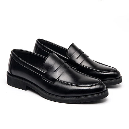 Classic Men's Dress Shoes Office Formal Leather Shoes High Quality Brogues Casual Business Shoes For Men Social Party Loafers