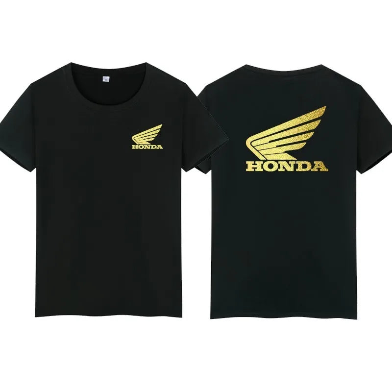 2026 Racing HRC Summer New Men's Fashion 100% Cotton T-Shirt Street Casual Top