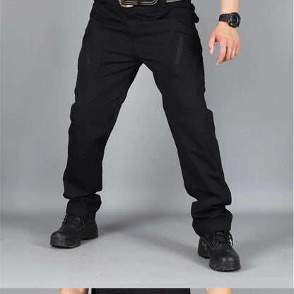 New Casual Tactical Pants Men Cargo Pants Multi Pockets Safari Style Trousers Waterproof Male Streetwear Hiking Plus Size S-6XL