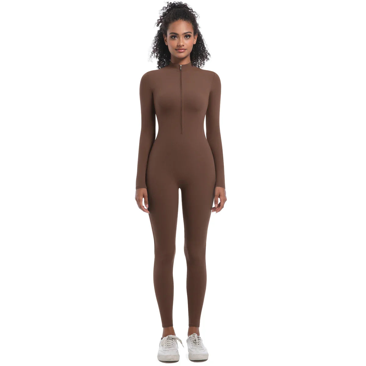 Women's Jumpsuit Women's Sports Shapewear Seamless Slim Fit Long Sleeve Sports Bodysuit  Fitness Sports Bodysuit Yoga Suit