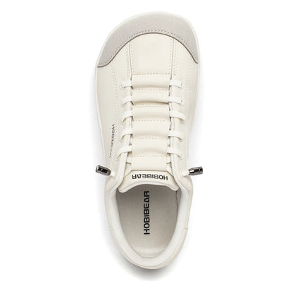 Unisex Barefoot Wide Toe Shoes Women Men Artificial Leather Minimalist Sneakers Adjustable Slip On Walking Shoes