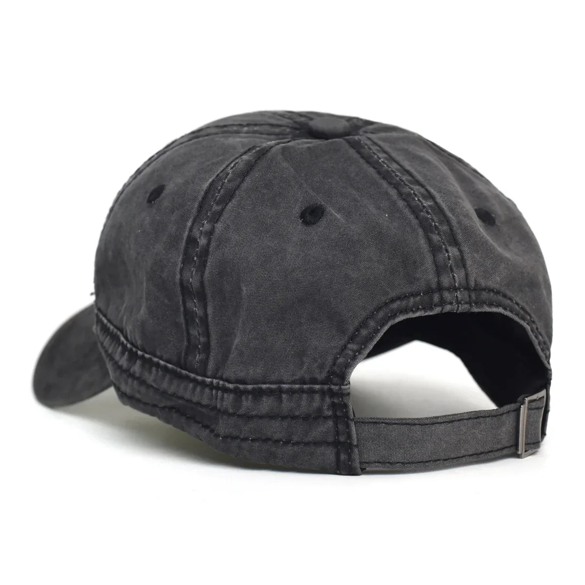 Washed Cotton Baseball Cap Men Women Casual Vintage Dad Hat Adjustable Trucker Style Low Profile Outdoor