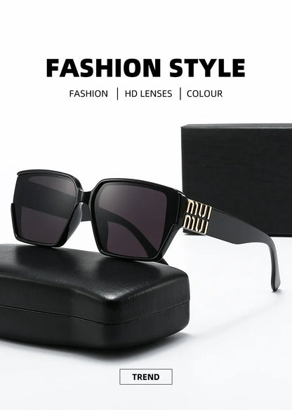 Designer Sunglasses for Women and Men Stylish Square Luxury Glasses Unisex Trend Vintage Shades UV400