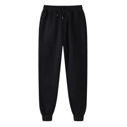Men's casual pants, autumn and winter solid color sports pants, men's running, jogging, fitness pants, fashionable sports pants