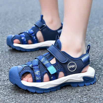 Fashion Boys Sandals Children Summer Shoes Sneaker Non-slip Closed Toe Water Shoes Outdoor Walkingsports Sandal for Boy Shoes