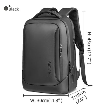Multifunctional Men's Backpack 15.6" Laptop Backpack Waterproof Large Capacity Work Travel Backpack with USB Port