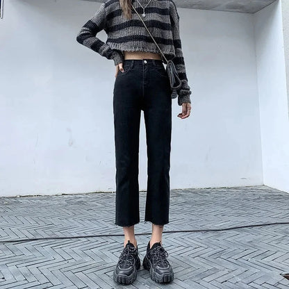 Women's Loose Straight Slimming Student Versatile Pants