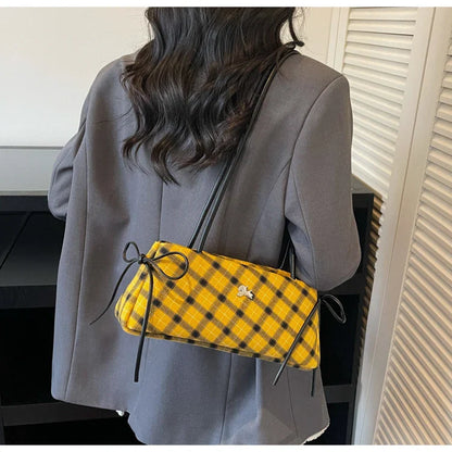 New Retro American Style Crossbody Bag Women's Handbag Fashionable Handheld Bag Casual Single Shoulder Bag Simple Style Handbag