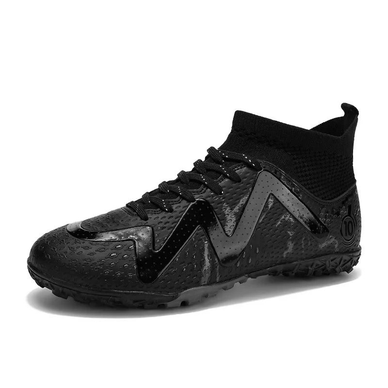 2025 Socks Style Kid Adult Sport Soccer Shoes Training Boys Football Boots Size 33-46 Sneakers AG Youth Soccer Shoes