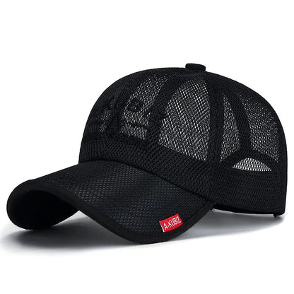 Summer Mesh Baseball Cap for Men Adjustable Visor Hat Quick Dry Breathable Sun Hats For Women Men snapback Outdoor Sports caps
