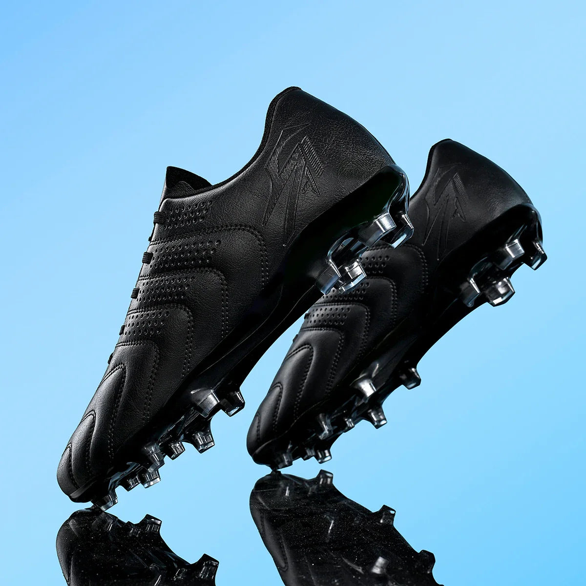 AG/FG Soccer Boots Unisex Youth Adult PU Fabric Upper TPU Sole Non-Slip Wear-Resistant Outdoor Sports Pitch