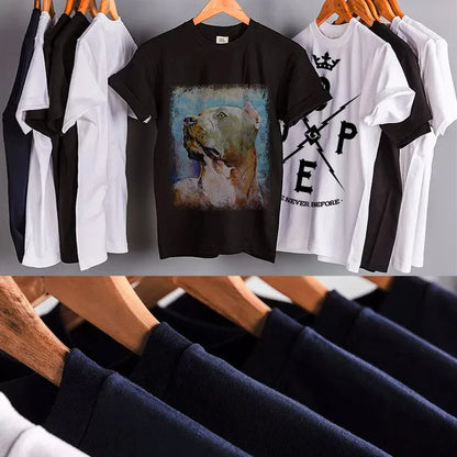 Funny Ghost Trippy Vaporwave Halloween Techno Rave EDM Music New Coming Normal Cool T Shirt Cotton Fabric Men Tops & Tees