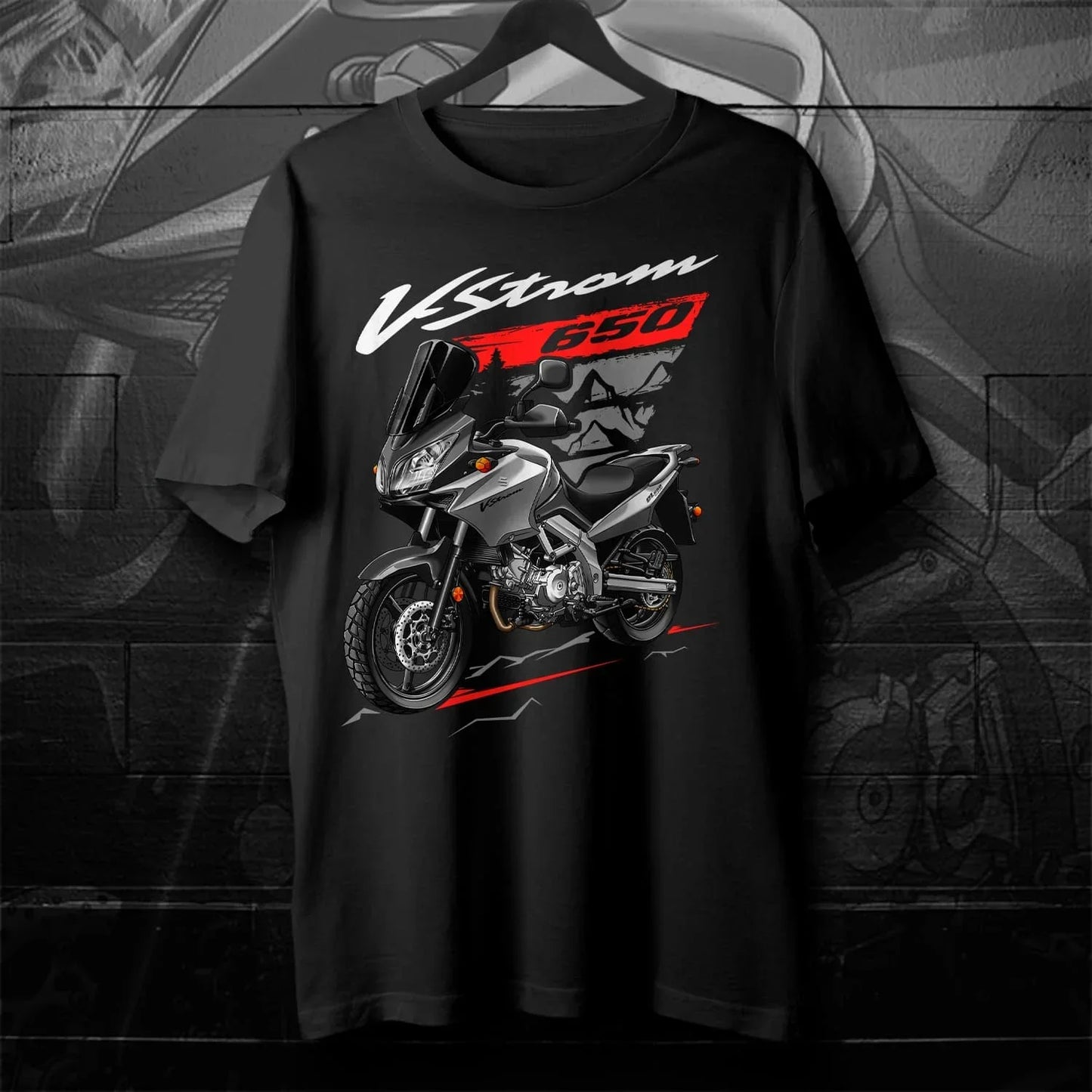 Classic Japanese 2004-2011 Models V-Strom 650 Motorcycle T-Shirt 100% Cotton O-Neck Short Sleeve Summer Casual Mens T-shirt