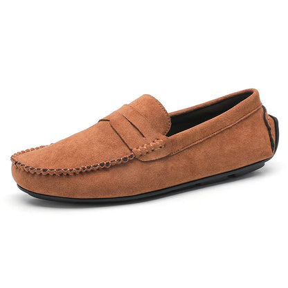 Trend Suede Men Casual Shoes Breathable Comfort Slip-on Mens Driving Shoes Fashion Men Lazy Shoes Luxury Brand Loafers Moccasins