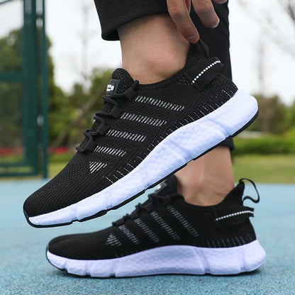 Men Mesh Breathable Casual Shoes Comfortable Fashionable Versatile Outdoor Exercise Shoes