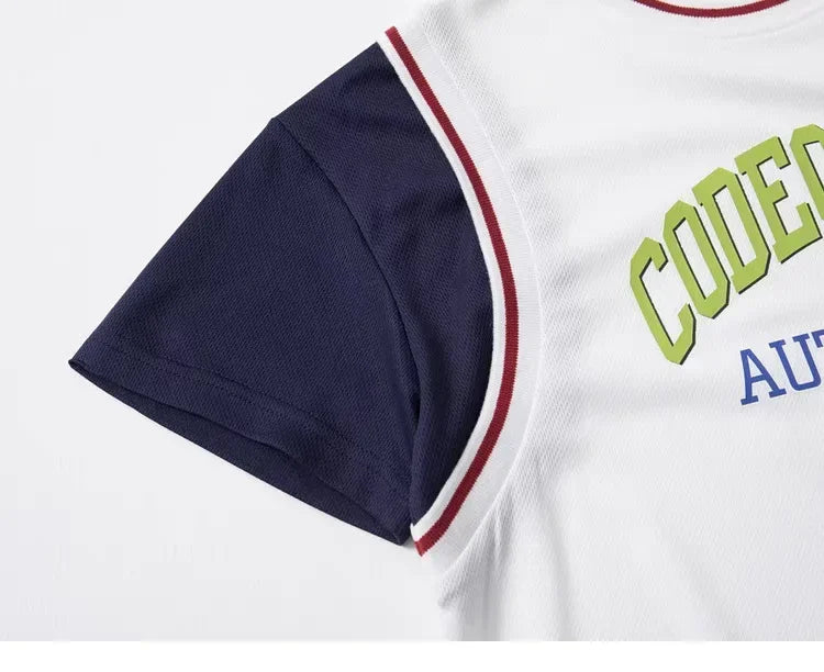 2pcs Kids Boys Short Sleeve Set 2025 Thin Children's Girls Tops +short Clothing Quick Dry Sports Suit