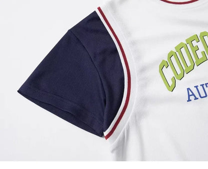 2pcs Kids Boys Short Sleeve Set 2025 Thin Children's Girls Tops +short Clothing Quick Dry Sports Suit