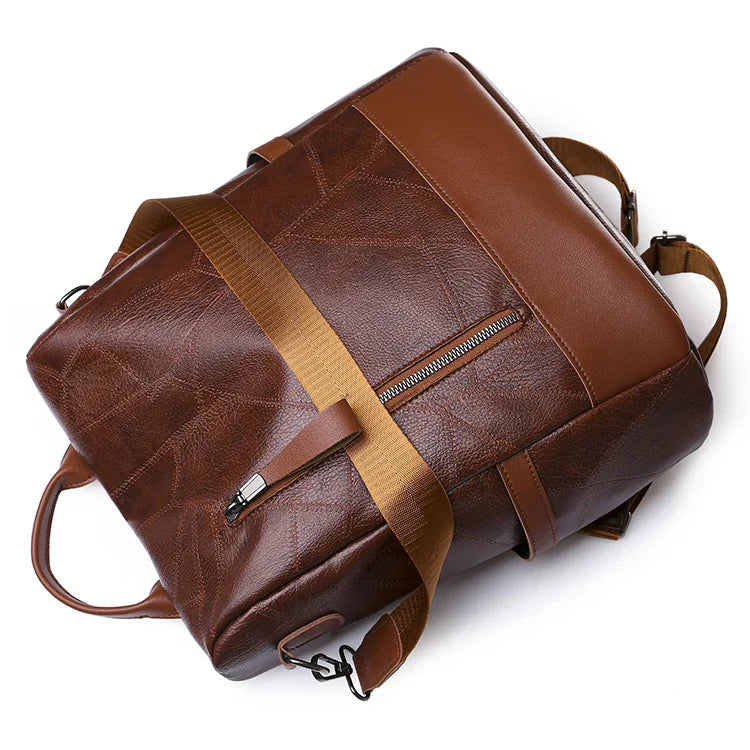 Women's fashionable backpack, shoulder bag, travel multifunctional bag, handbag, handbag, suitable for different scenarios