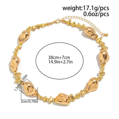 Elegant Irregular Imitation Pearl Beads Necklace for Women Vintage Party Wedding Tassels Choker Fashion Jewelry Accessories Gift