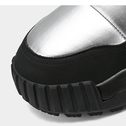 Winter shoes men's high top plush warm cotton shoes, high-quality and fashionable cold resistant outdoor cotton boots snow boots