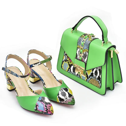 Shoe and Bag Set for Party in Women Nigerian Heels Women Luxury Matching Shoes and Hand Bag for Women 2026 Luxury Designer Pumps