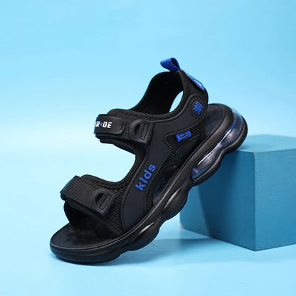 A pair of children's summer open-toe sandals, air-cushioned shock-absorbing and rebound outdoor beach shoes, sizes 32-42,TL-1921