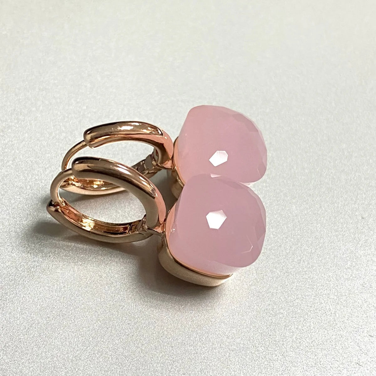Classic Earrings For Women Amethyst Crystal Earrings Copper With Gold Plated Square Candy Colors Earrings Fashion Jewelry