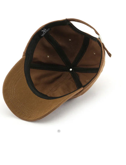 Korean Retro Baseball Hat Women's Autumn Winter Versatile Ins Street Letter Embroidered Caps Summer Couple Men